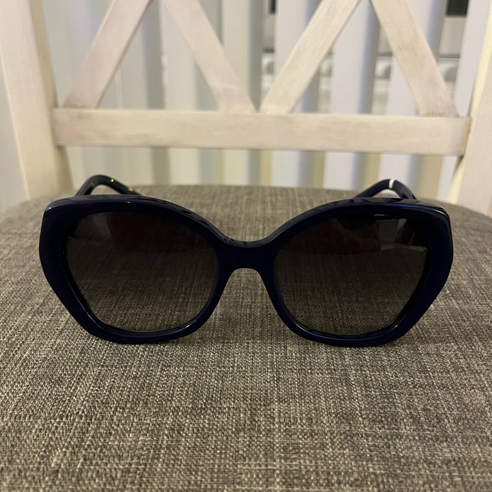 Authentic Fendi Black Oversized Glasses with Angular Frame